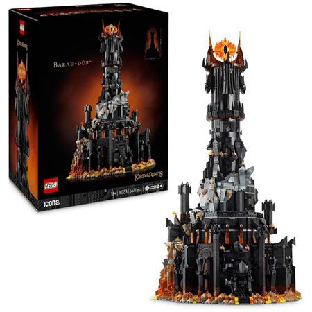 👁️ LEGO 10333 Icons Der Herr der Ringe: Barad dûr Bauset für 390,99€ (statt 425€)