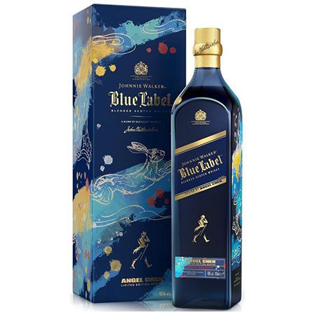 🥃 Johnnie Walker Blue Label Chinese New Year   Year of the Rabbit 2022 ab 154,88€ (statt 200€)