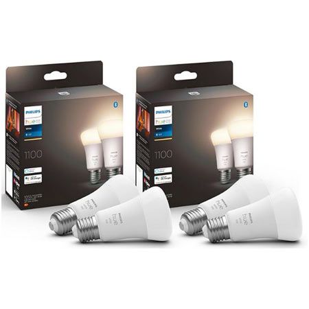 💡💥 4er Pack Philips Hue White E27 Lampe für nur 20,99€ (statt 50€)