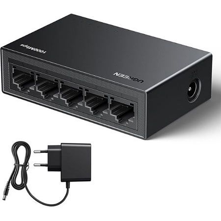 💻 UGREEN 5-Port LAN Gigabit Switch für 7,99€ (statt 11€)