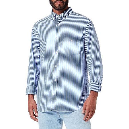 👕 GANT Reg Poplin Stripe Shirt Hemd ab 60€ (statt 77€)