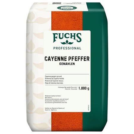 🌶 1kg Fuchs Cayenne Pfeffer / Chili gemahlen für 10€ (statt 18€)