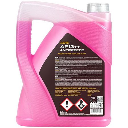 🚗 5 Liter Mannol Antifreeze AF13++ ( 40) Kühlerfrostschutz für 10,04€ (statt 16€)