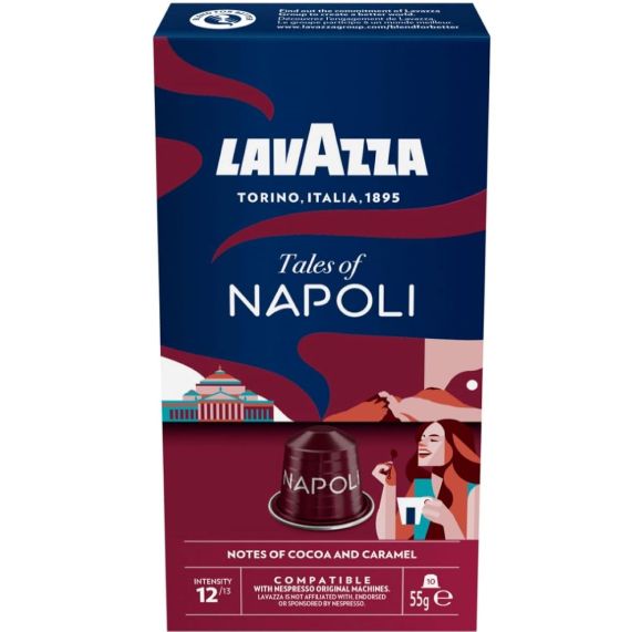 ☕ Lavazza, Tales of Napoli, 10 Nespresso Kaffeekapseln für 2,16€ (statt 3€)