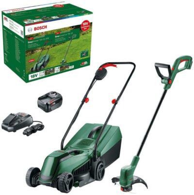 😮 Bosch EasyMower 18V-32-200 +EasyGrassCut 18V-26 +Akku-Set für 166€ (statt 249€)