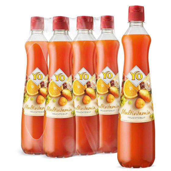 6x YO Sirup vers. Sorten 700ml bis zu 6 Liter Fertiggetränk für 14,71€ (statt 24€)