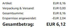 4x by Amazon Linseneintopf mit Schweinefleisch, 800g ab 6€ (statt 8€)