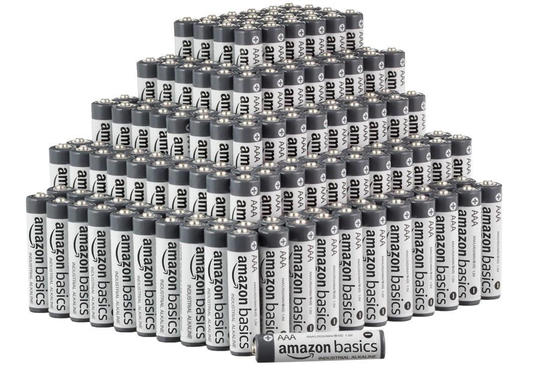 250 Amazon Basics AAA Batterien für 27,54€ (statt 36€)   11 Cent pro Stück