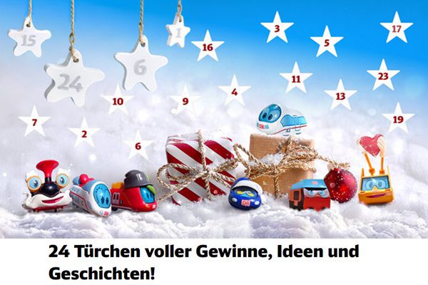 🚆 Deutsche Bahn: Der kleine ICE   Adventskalender, Comics, Spiele, Videos u.a.