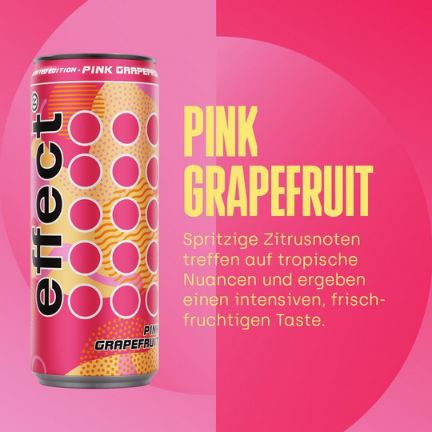⚡ 24er Pack effect Energy Drink Pink Grapefruit für 16,18€ (statt 26€)