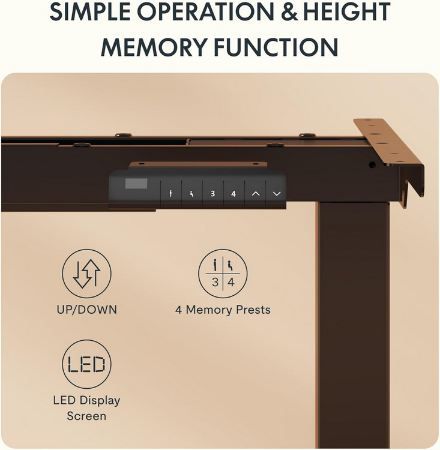 Flexispot E2B DE Tischgestell mit Dual Motor für 139,99€ (statt 199€)
