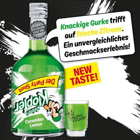 🍸 Kleiner Klopfer Cucumber Lemon, 0,7L, 15% für 8,33€ (statt 18€)