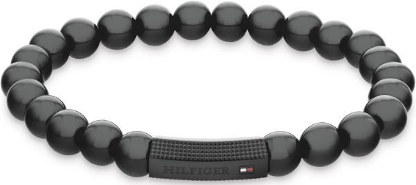 Tommy Hilfiger Jewelry Armband mit Onyx Schmuckperlen für 48€ (statt 59€)