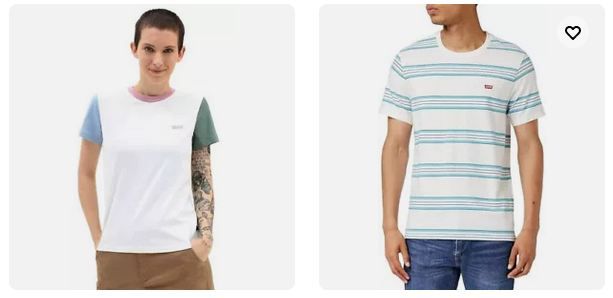 👕 eBay:  50% Rabatt auf Levis Oberteile   z.B. Kariertes Hemd für 15€ (statt 30€)