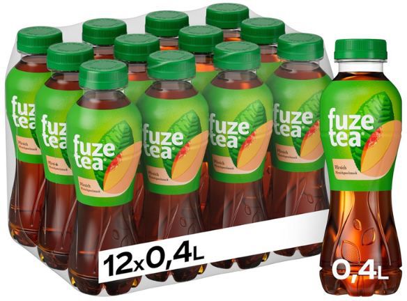 🍑 12x 400ml Fuze Tea Pfirsich ab 8,99€ (statt 12€)   0,75€ pro Flasche