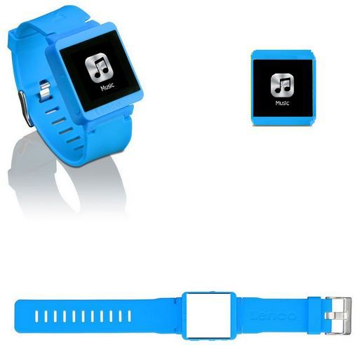 Lenco Mini Mp3 Player Sportwatch mit Bluetooth + Kopfhörer für 9,99€ (statt 15€)