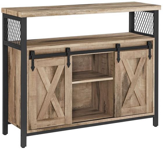 VASAGLE Sideboard / Küchenschrank mit 2 Schiebetüren für 72,99€ (statt 96€)