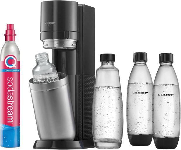 SodaStream DUO Wassersprudler inkl. 2x Glasflasche & 2x FUSE Flasche für 129,99€ (statt 150€)
