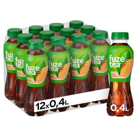 🍑 12x 400ml Fuze Tea Pfirsich ab 8,99€ (statt 12€) – 0,75€ pro Flasche
