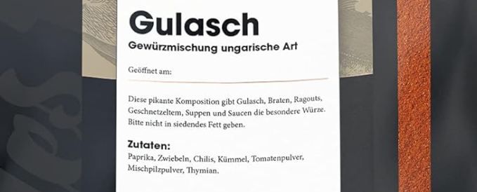 800g Ubena Gulasch Gewürzmischung ungarische Art für 11,95€ (statt 22€)