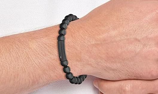 Tommy Hilfiger Jewelry Armband mit Onyx Schmuckperlen für 48€ (statt 59€)