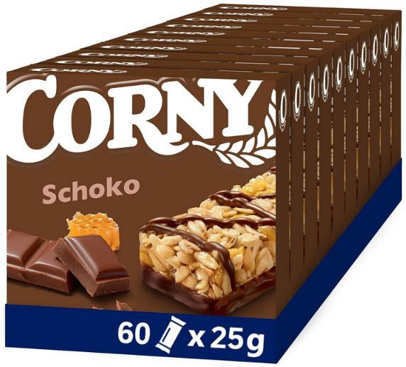 🍫 60er Pack Corny Classic Schoko Müsliriegel ab 13,95€ (statt 18€)