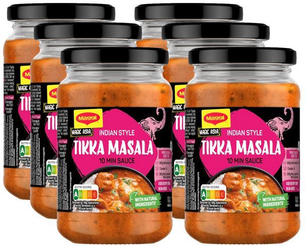 🍛 6er Pack Maggi Magic Asia Indian Style Tikka Masala für 11,21€ (statt 18€)