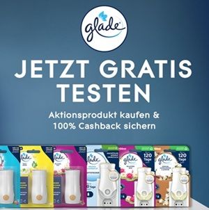 Glade Produkte kostenlos ausprobieren