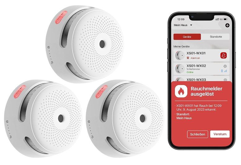 🔥 3er Set X-Sense XS01-WX WiFi Rauchmelder für 69,28€ (statt 81€) 🔥 3er Set X Sense XS01 WX WiFi Rauchmelder für 69,28€ (statt 81€)