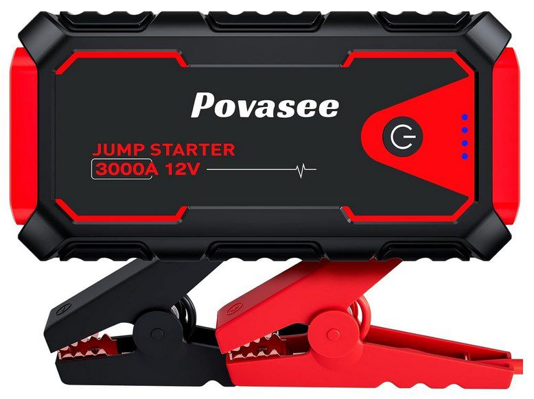 Povasee A30 Starthilfe & Powerbank mit 3.000A für 49,87€ (statt 66€)