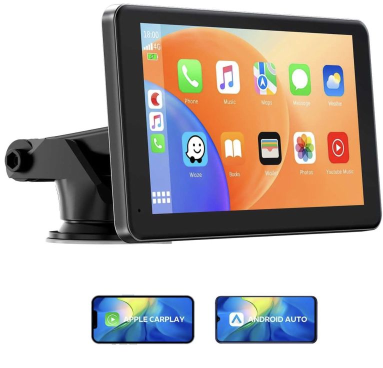 EYETOO RC08DX – 7 Zoll CarPlay & Android Auto Display für 46,98€ (statt 60€)