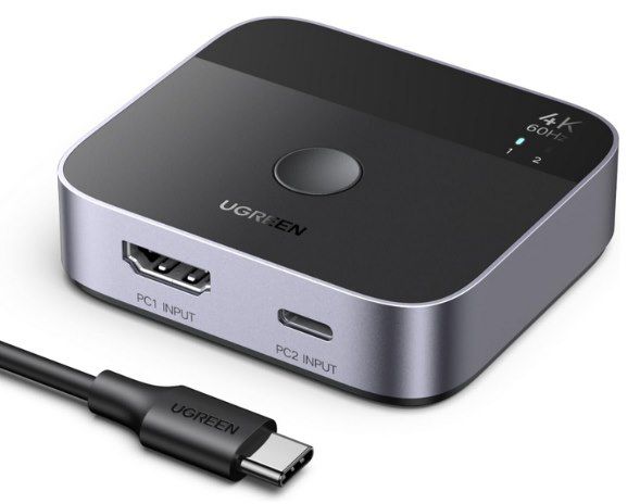 UGREEN 4K@60Hz HDMI Switch für 25,49€ (statt 30€)