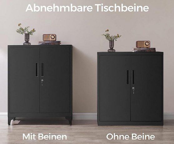 SONGMICS Mehrzweckschrank aus Stahl mit 2 Türen für 68,99€ (statt 108€)