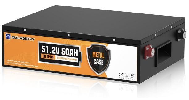ECO WORTHY LiFePO4 48V 50Ah Akku für 389,99€ (statt 430€)