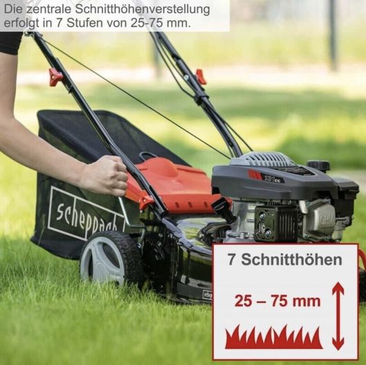 🛵Scheppach Benzinrasenmäher RM420A Radantrieb 42cm für 161,95€ (statt 239€)