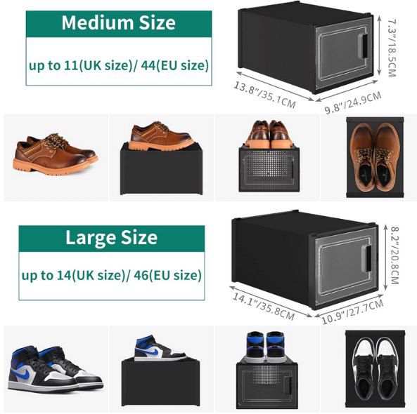 👟 18x YITAHOME Schuh  & Aufbewahrungsboxen ab 59,99€ (statt 120€)
