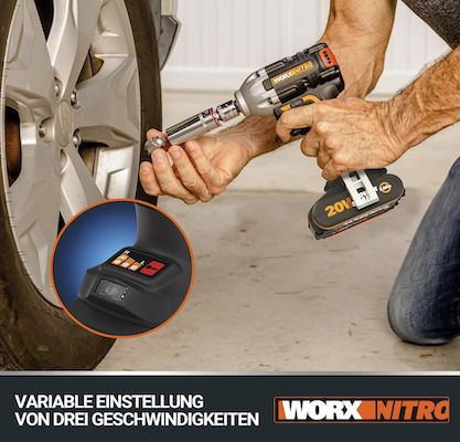 🪛 Worx WX272.9 Bürstenloser Akku Schlagschrauber für 118€ (statt 139€)