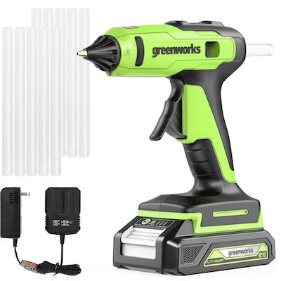 🔫 Greenworks kabellose Heißklebepistole mit 2Ah Akku und Ladegerät für 59,99€ (statt 73€)