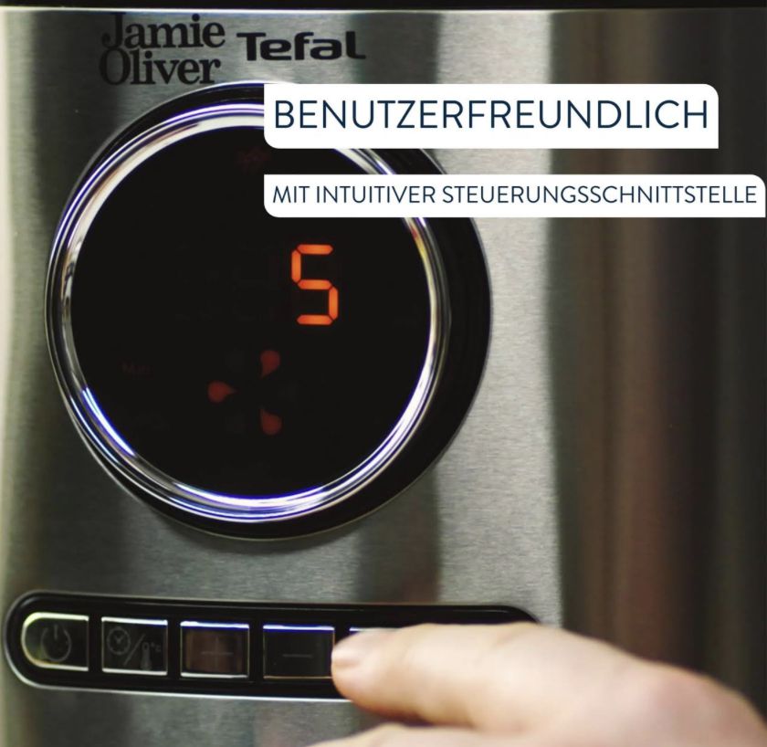 ♨️🤤 Tefal EY11JD10 Jamie Oliver Ultra Heißluftfritteuse mit 4,2L für 104,99€ (statt 140€)