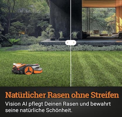 🌱🚜 WORX WR205E Landroid Vision M550 Mähroboter (bis 550m²) für 799€ (statt 1.099€)