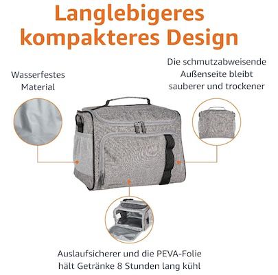❄️🎒 Amazon Basics Kühlbox mit 12L für 9€ (statt 17€)