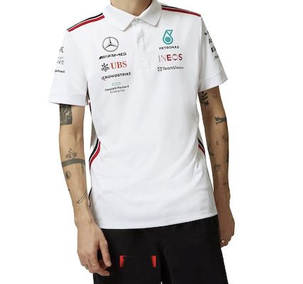 👕 2x Mercedes Benz AMG Petronas F1 2023 Poloshirt für 30€ (statt 68€)