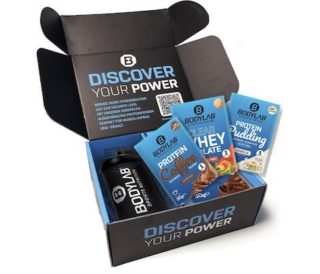 💪 Bodylab Discovery Box (180g Proteinpacks + Shaker) für 10,39€