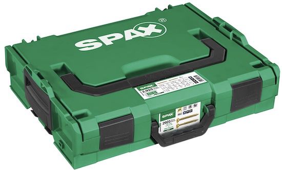 🪛 Spax Holzschrauben Sortiment inkl. L Boxx für 114,99€ (statt 147€)