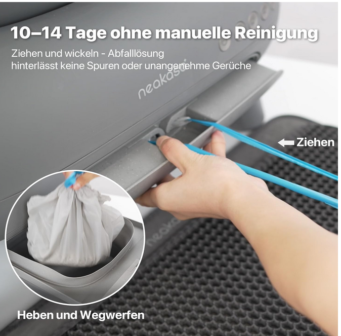 Neakasa M1 Oben offenes Katzenklo selbstreinigend App für 399,99€ (statt 479€)