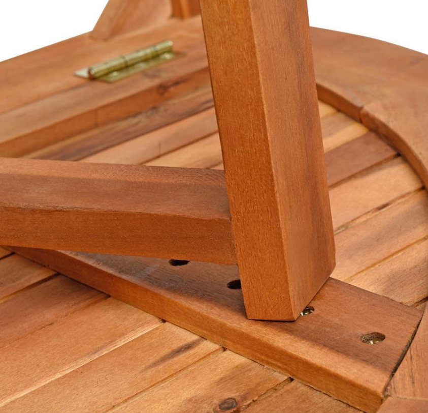 Estexo klappbarer Halbkreis Akazienholz Tisch für 49,99€ (statt 60€)