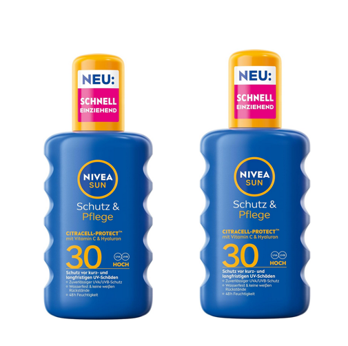 2x Nivea Sun Schutz & Pflege Spray je 200ml LSF 30 für 12,78€ (statt 16€)