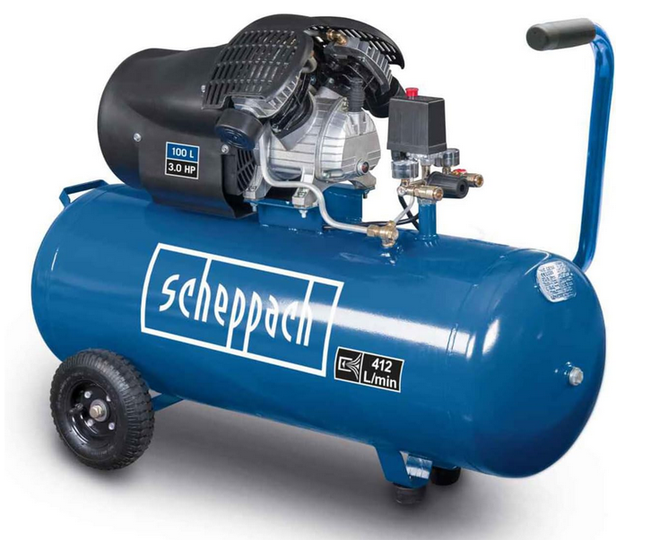 Scheppach HC120DC 10bar Doppelzylinder Kompressor 100 L für 305,96€ (statt 359€)