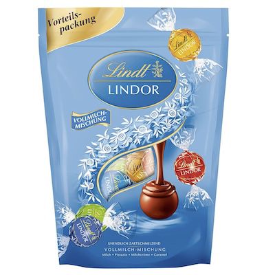 🍬 400g Lindt Lindor Kugeln Vollmilch Mischung ca. 30 Kugeln ab 8,26€ (statt 12€)