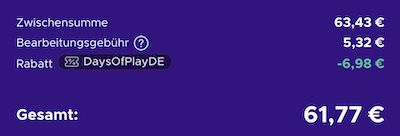 🎮 75€ PlayStation Network (PSN) Guthaben ab 61,77€